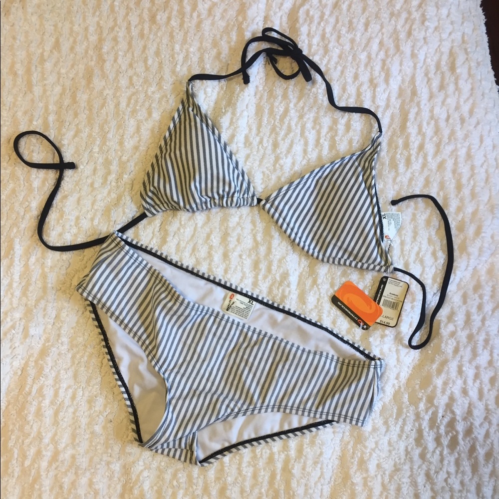 Striped bikini
